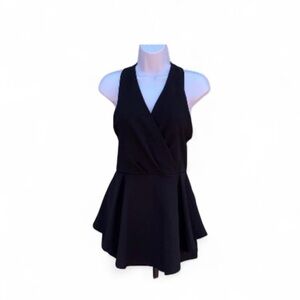 Halter Romper Mini Dress - Size L